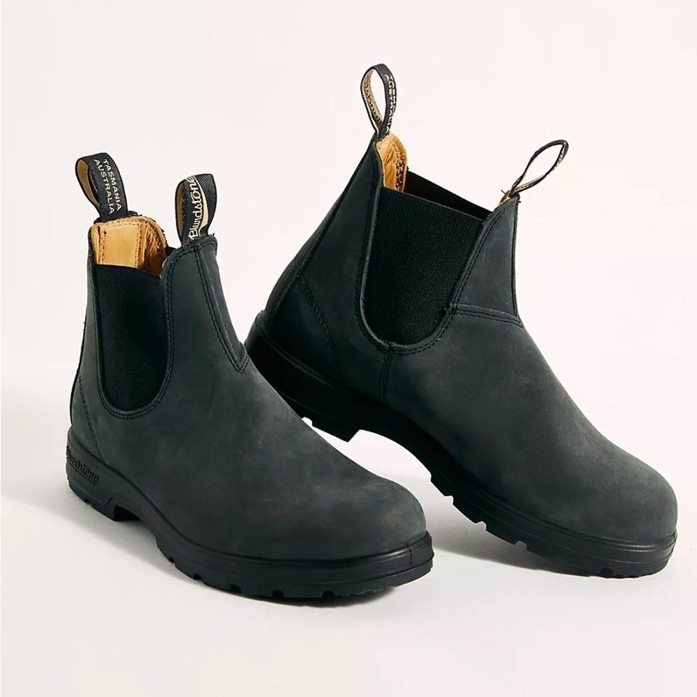 Blundstone 550 Chelsea Work Boots Women’s 8 Rustic Black New In Box